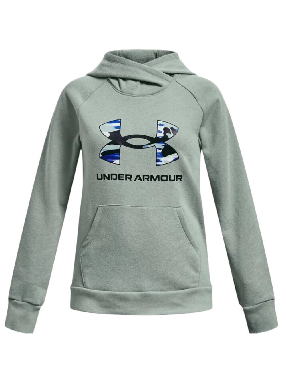 NEW Under Armour Girls' Rival Fleece Pullover Long Sleeve Hoodie Camo Sweatshirt